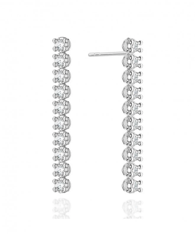 Bonore - White Gold 585 - Diamond earrings 128791