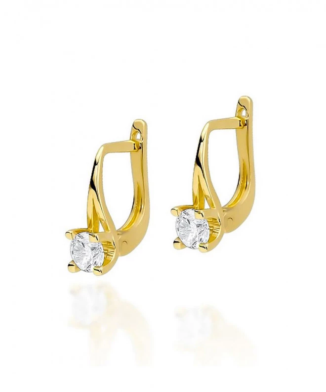 Bonore - Gold 585 - Diamond 0,2 ct earrings 128679
