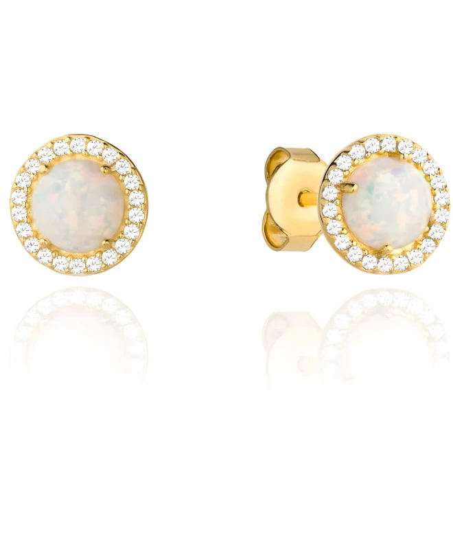 Bonore - Gold 585 - Cubic Zirconia earrings 136899