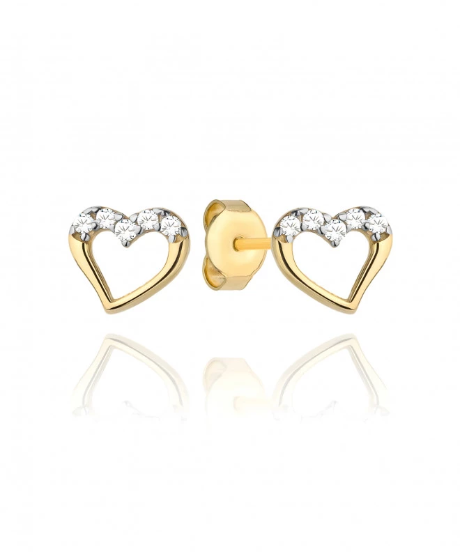 Bonore - Gold 585 - Cubic Zirconia earrings 144035