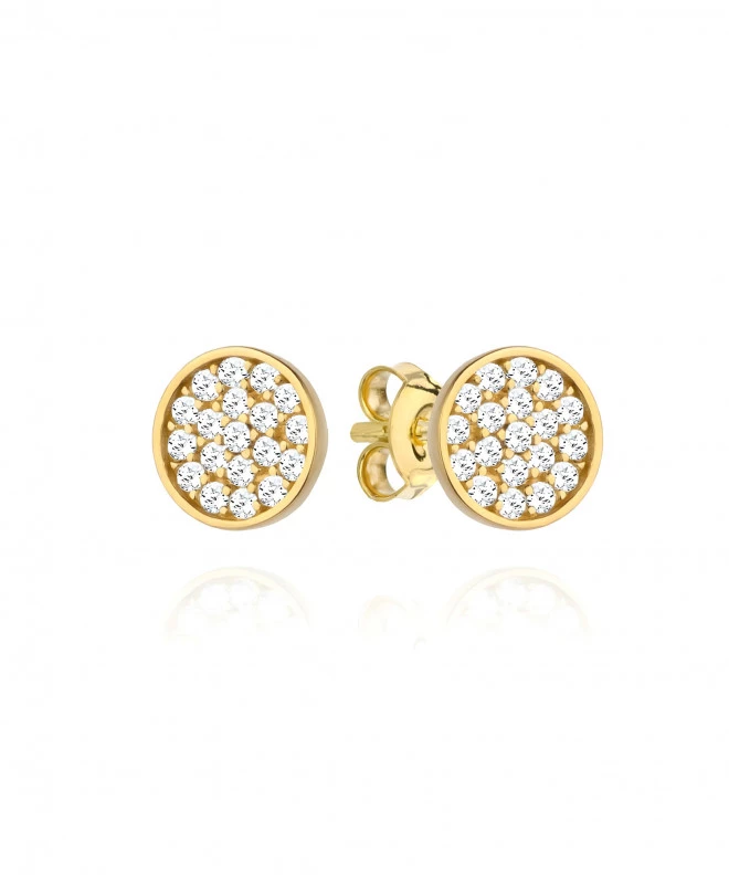 Bonore - Gold 585 - Cubic Zirconia earrings 144036