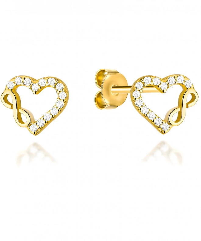Bonore - Gold 585 - Cubic Zirconia earrings 137597