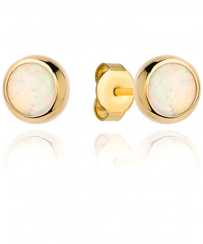 Bonore - Gold 585 - Opal earrings 136901