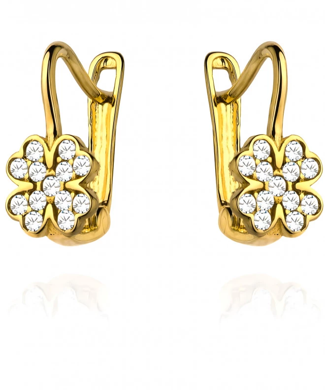 Bonore - Gold 585 - Cubic Zirconia earrings 137641