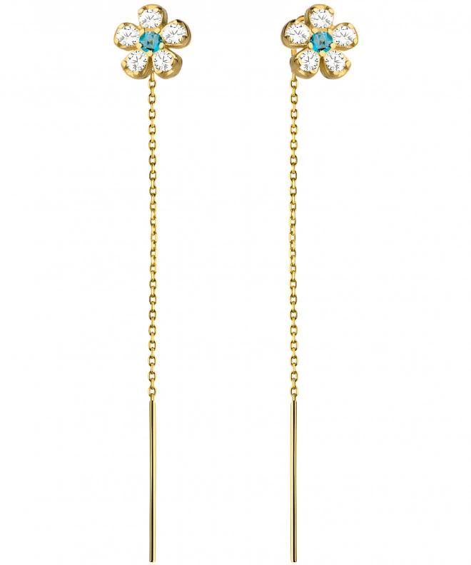 Bonore - Gold 585 - Cubic Zirconia earrings 137753
