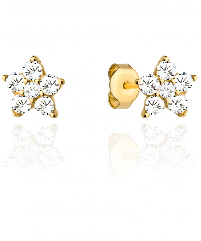 Bonore - Gold 585 - Cubic Zirconia earrings 136905