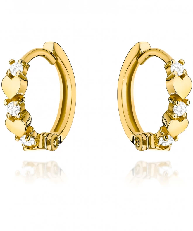 Bonore - Gold 585 - Cubic Zirconia earrings 136908