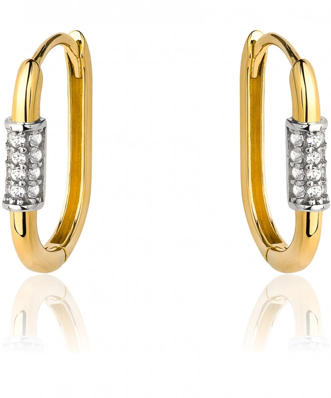 Bonore - Gold 585 - Cubic Zirconia earrings 136912