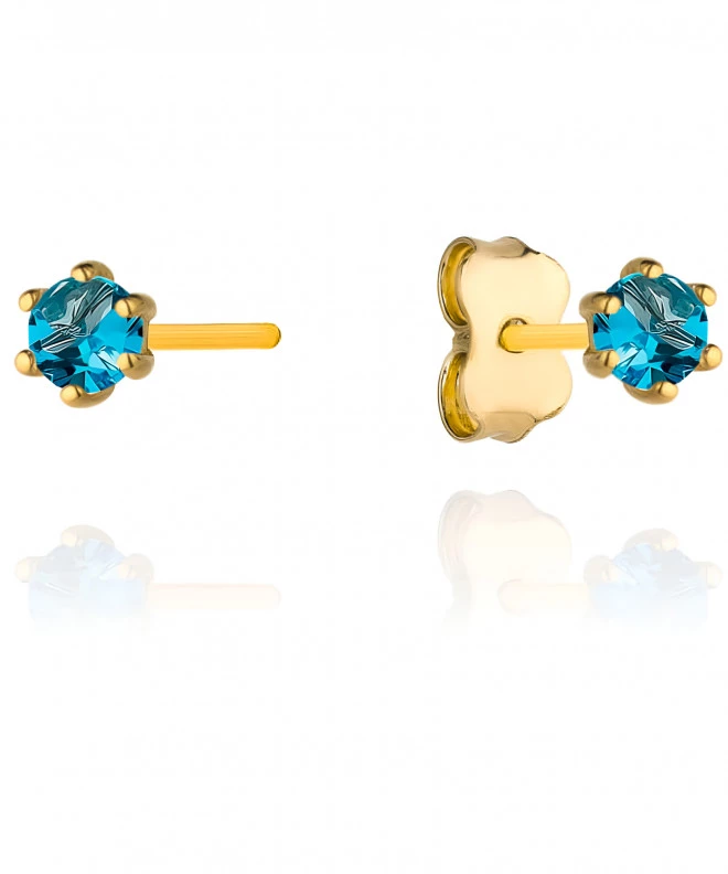 Bonore - Gold 585 - Cubic Zirconia earrings 136915