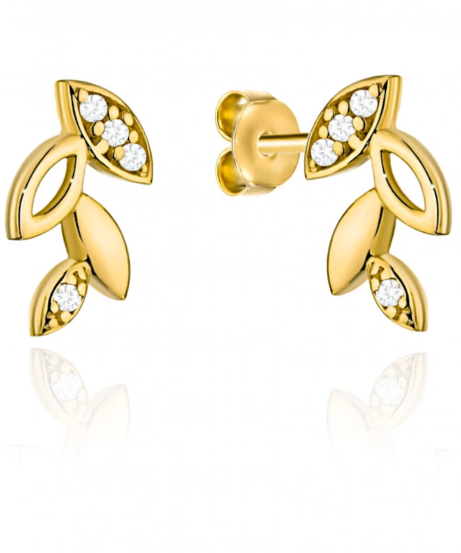Bonore - Gold 585 - Cubic Zirconia earrings 137772