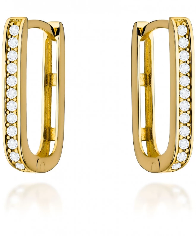Bonore - Gold 585 - Cubic Zirconia earrings 136917