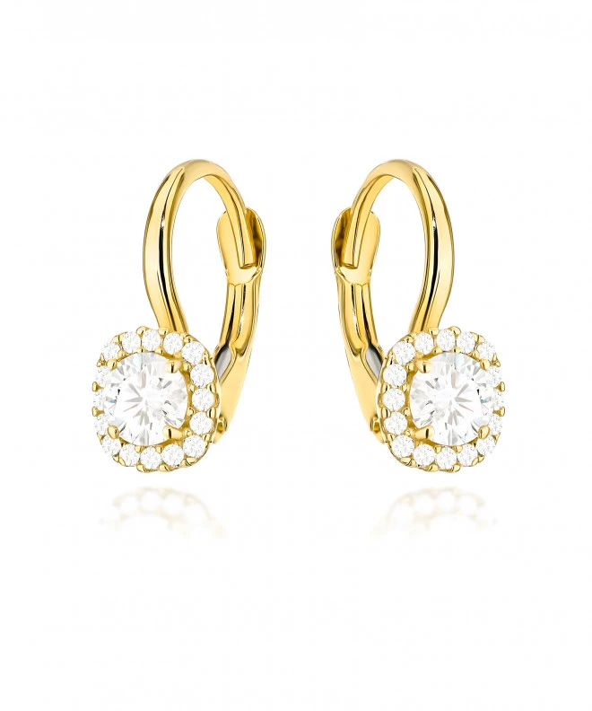 Bonore - Gold 585 - Cubic Zirconia earrings 145959