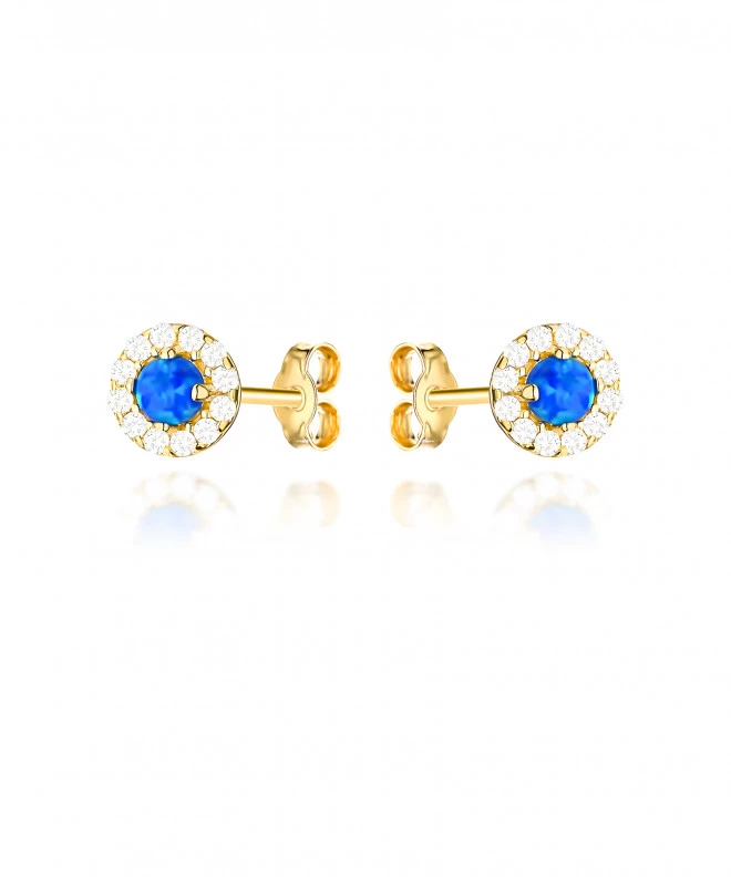 Bonore - Gold 585 - Cubic Zirconia earrings 145961