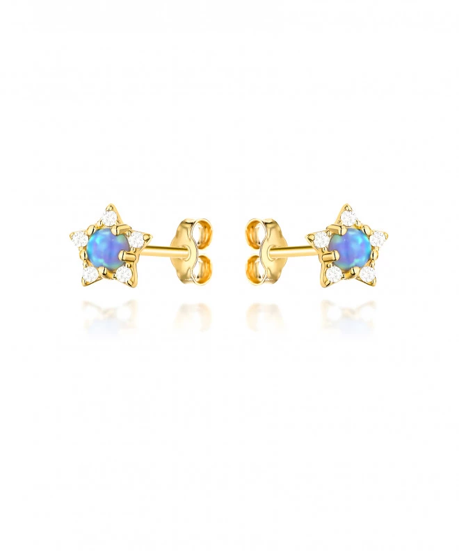 Bonore - Gold 585 - Cubic Zirconia earrings 145962