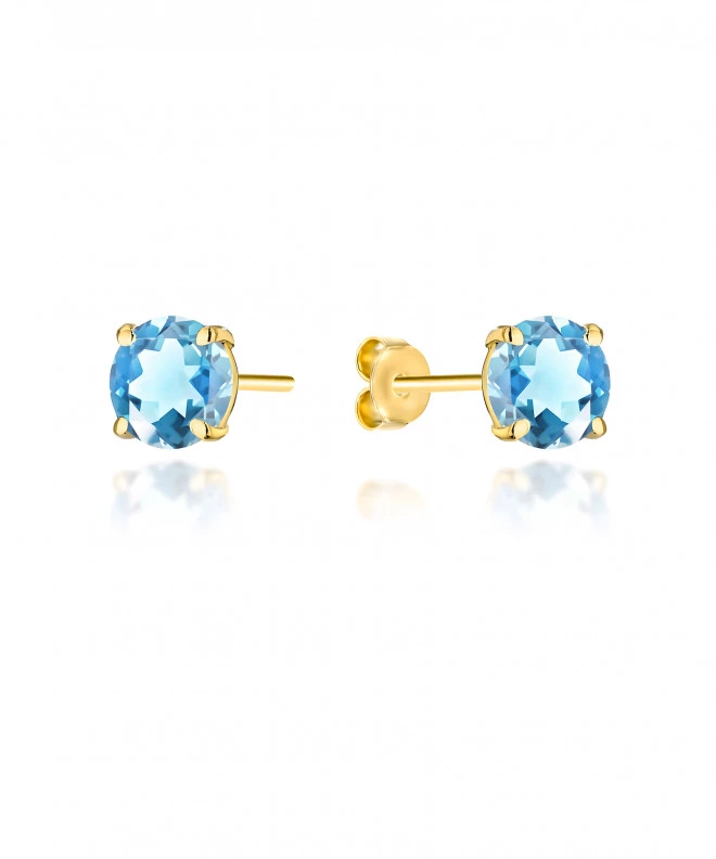 Bonore - Gold 585 - Topaz earrings 146014