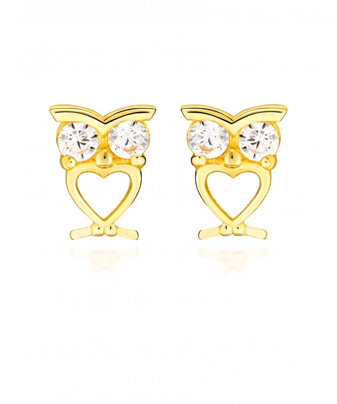 Bonore - Gold 585 - Cubic Zirconia earrings 146023
