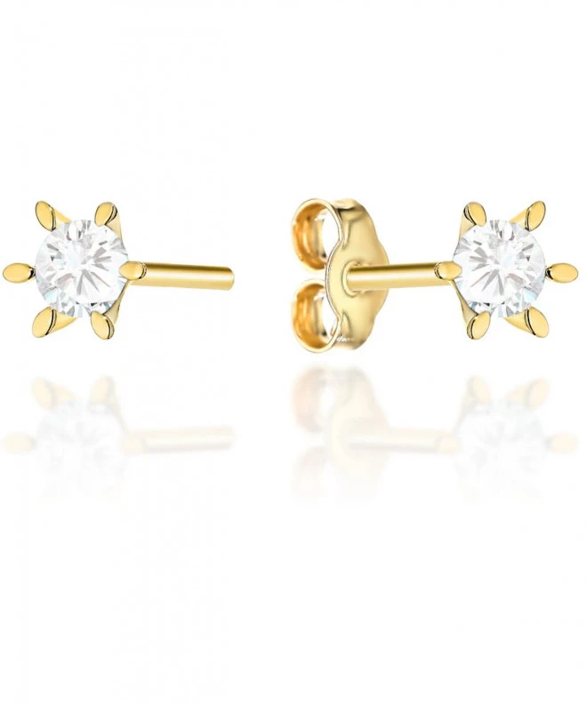 Bonore - Gold 585 - Cubic Zirconia earrings 181251