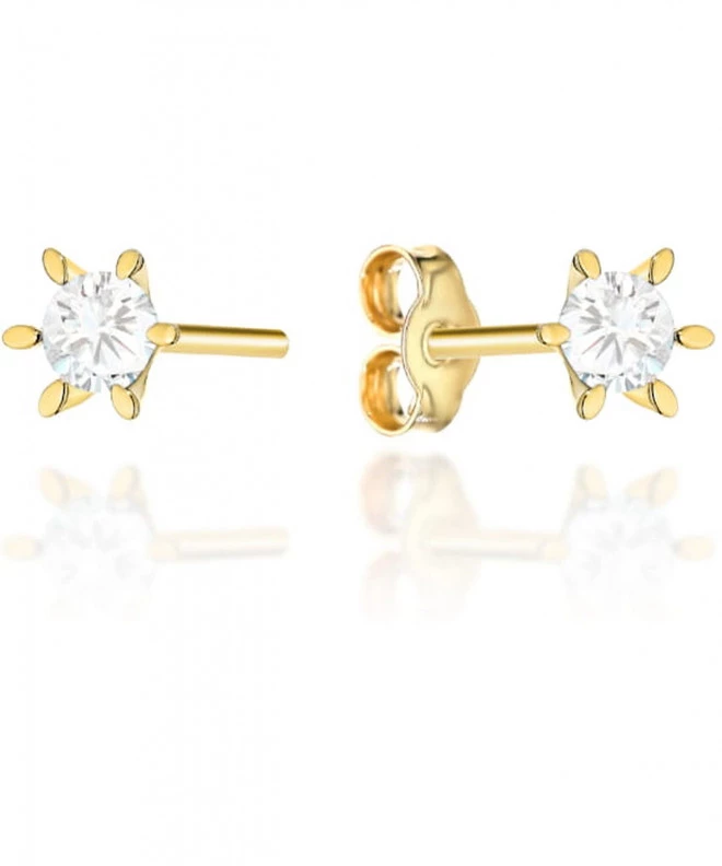 Bonore - Gold 585 - Cubic Zirconia earrings 181252