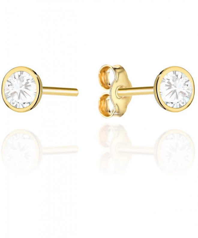 Bonore - Gold 585 - Cubic Zirconia earrings 181253
