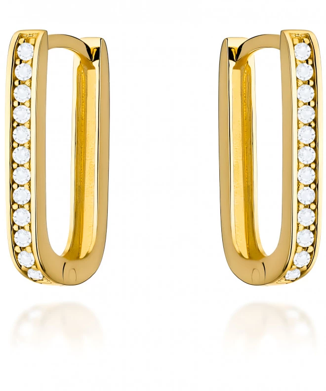 Bonore - Gold 585 - Cubic Zirconia earrings 141084