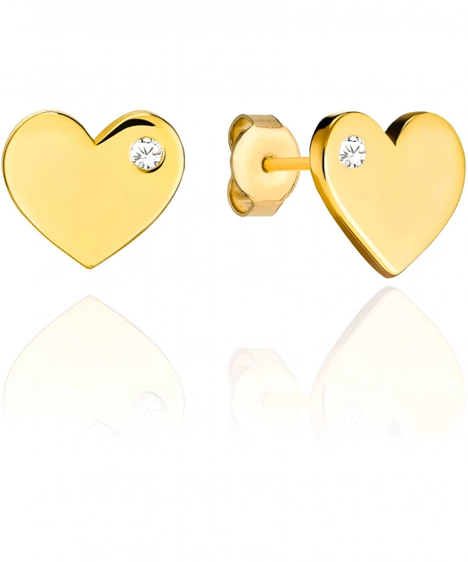 Bonore - Gold 585 - Cubic Zirconia earrings 141098