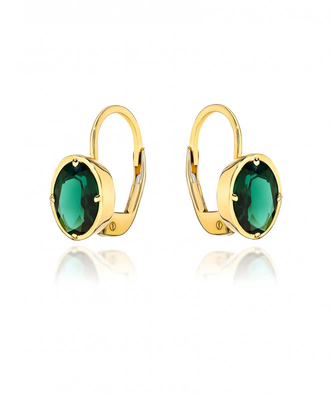 Bonore - Gold 585 - Kwarc earrings 145944