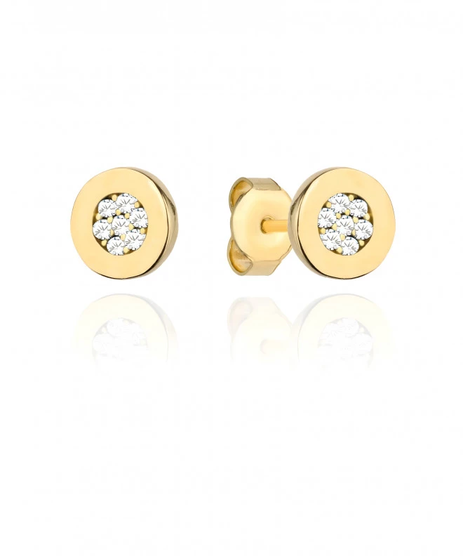 Bonore - Gold 585 - Cubic Zirconia earrings 144188