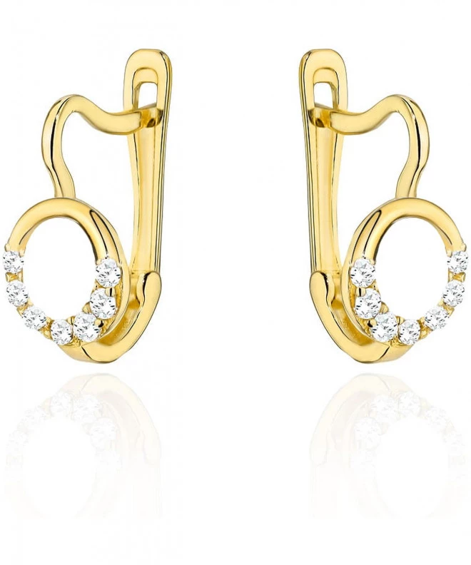 Bonore - Gold 585 - Cubic Zirconia earrings 188450