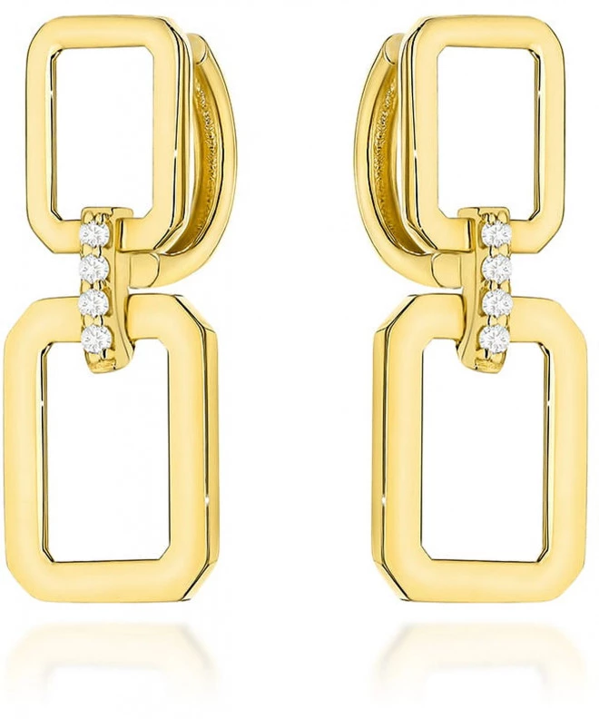 Bonore - Gold 585 - Cubic Zirconia earrings 188477