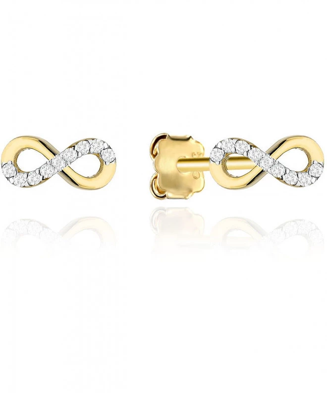 Bonore - Gold 585 - Cubic Zirconia earrings 188506
