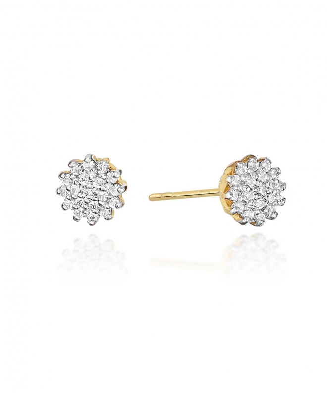 Bonore - Gold 585 - Diamond earrings 128680
