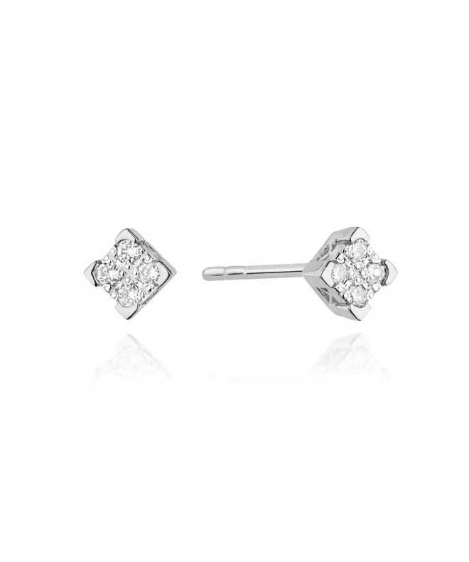 Bonore - White Gold 585 - Diamond earrings 128795