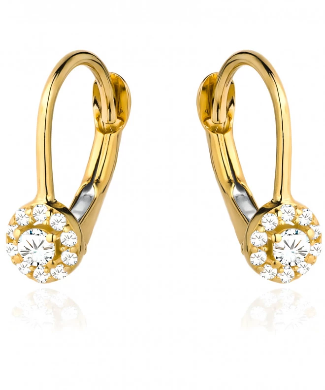 Bonore - Gold 585 - Cubic Zirconia earrings 136874