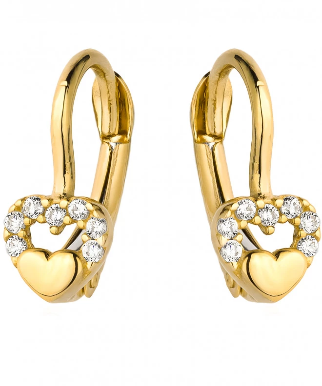 Bonore - Gold 585 - Cubic Zirconia earrings 136875