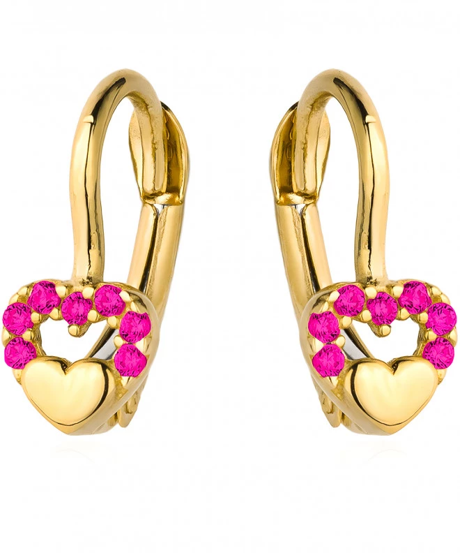Bonore - Gold 585 - Cubic Zirconia earrings 136878