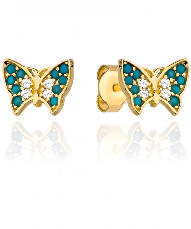 Bonore - Gold 585 - Cubic Zirconia earrings 137699
