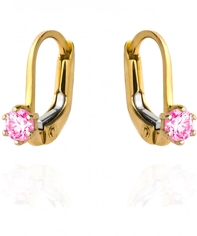 Bonore - Gold 585 - Cubic Zirconia earrings 136870