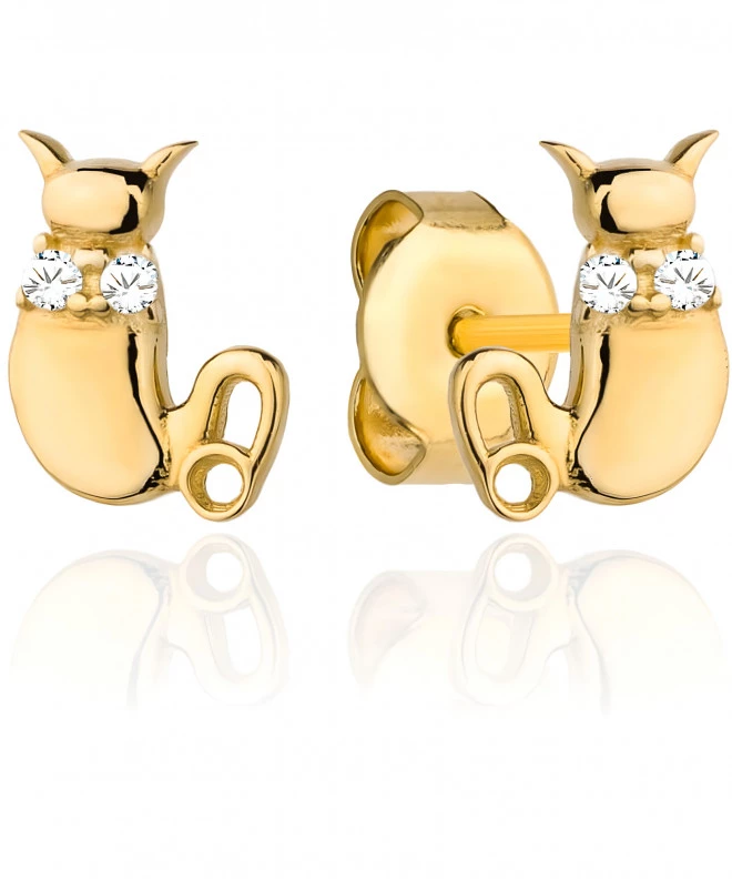 Bonore - Gold 585 - Cubic Zirconia earrings 137710