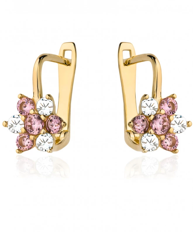 Bonore - Gold 585 - Cubic Zirconia earrings 137712