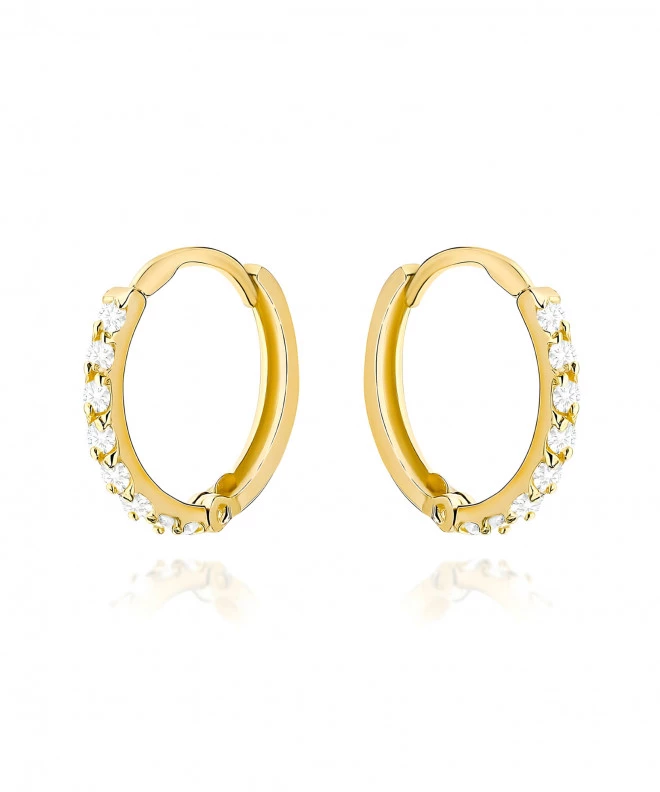 Bonore - Gold 585 - Cubic Zirconia earrings 147727