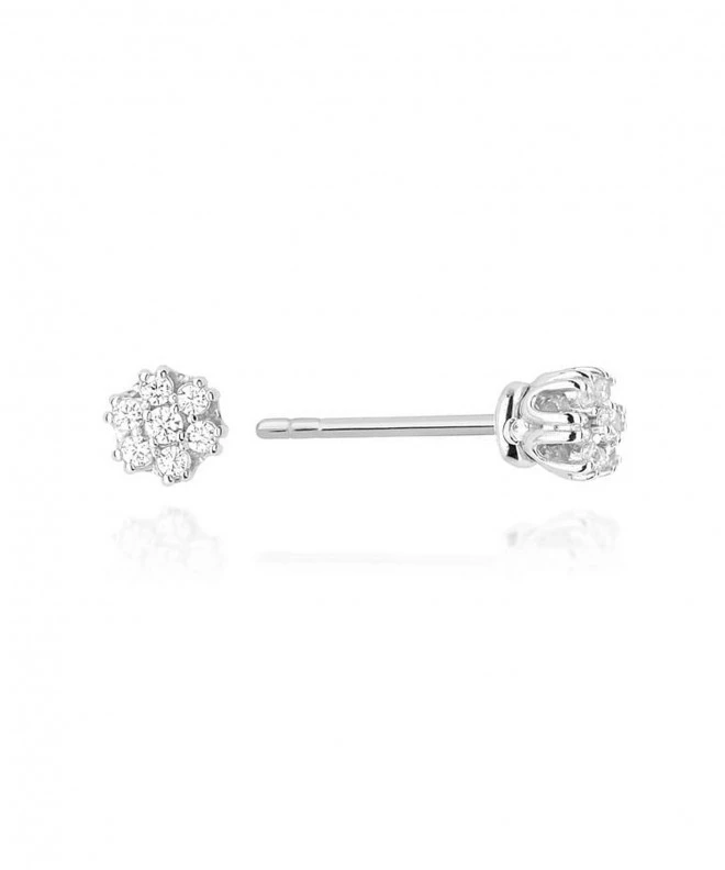 Bonore - White Gold 585 - Diamond earrings 128732
