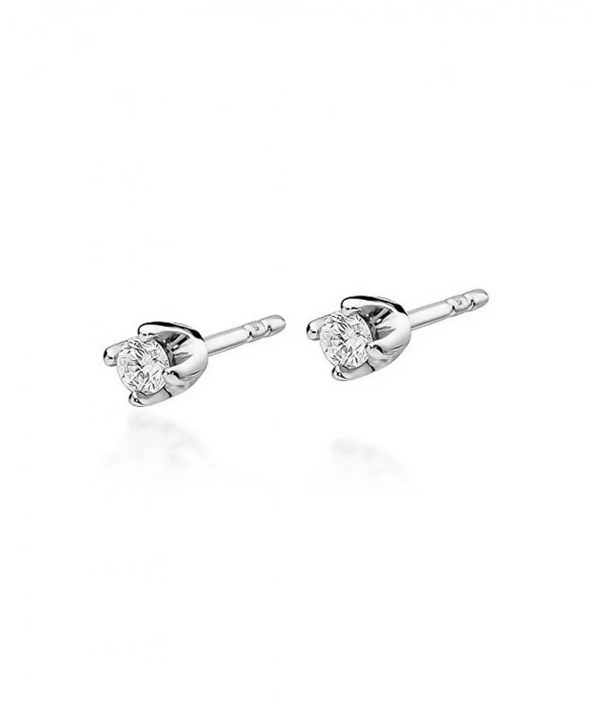Bonore - White Gold 585 - Diamond 0,08 ct earrings 128741