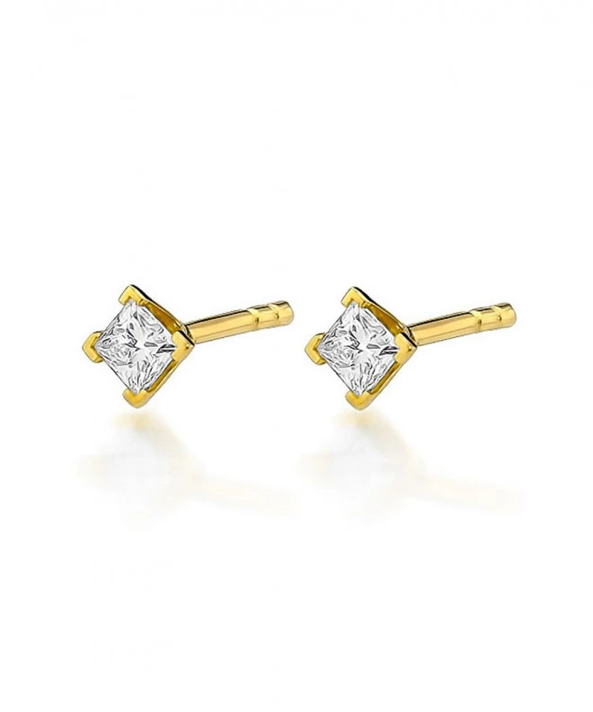 Bonore - Gold 585 - Diamond 0,15 ct earrings 128631