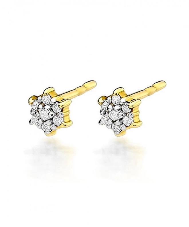 Bonore - Gold 585 - Diamond earrings 128633