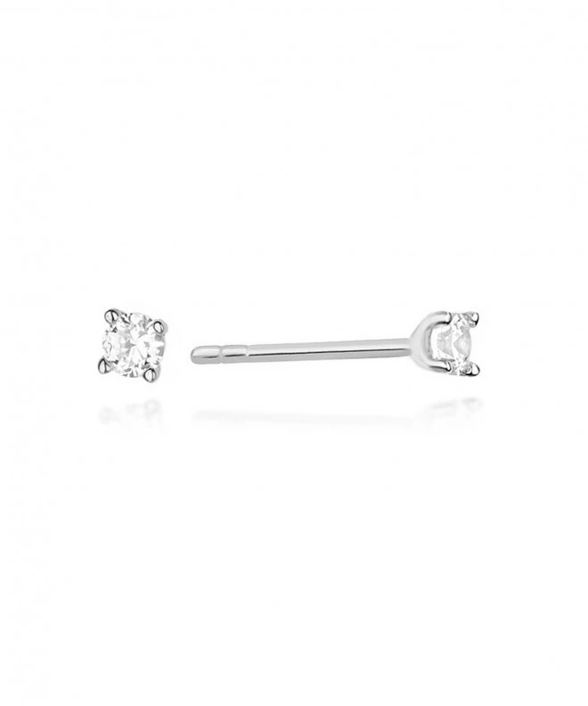 Bonore - White Gold 585 - Diamond 0,04 ct earrings 128775