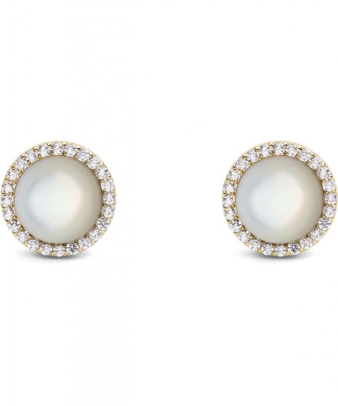 Daniel Wellington Audrey Mother of Pearl Gold earrings DW00401405