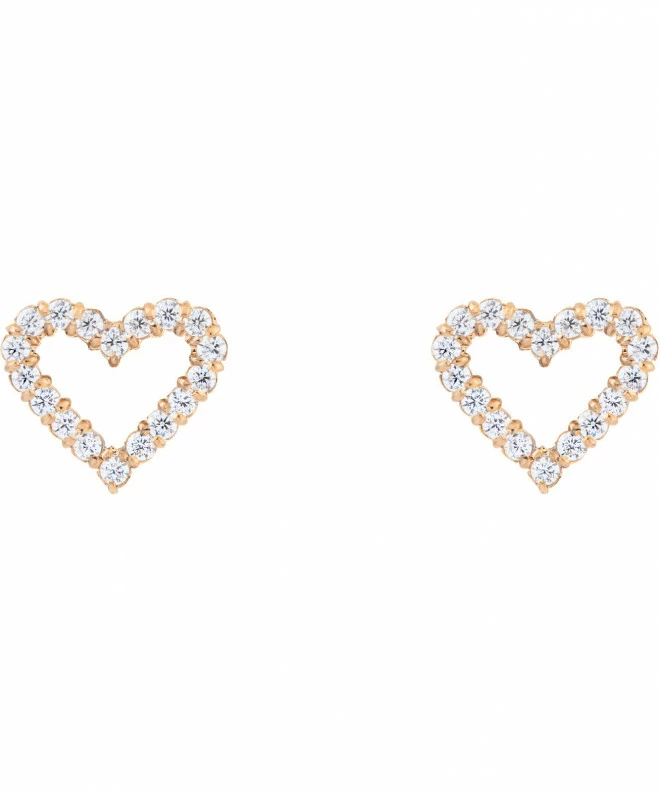 Daniel Wellington Mirelle Heart Rose Gold earrings DW00401609