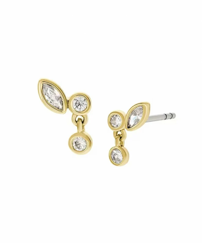 Fossil Ellis Toi Et Moi Gold-Tone earrings JA7290710