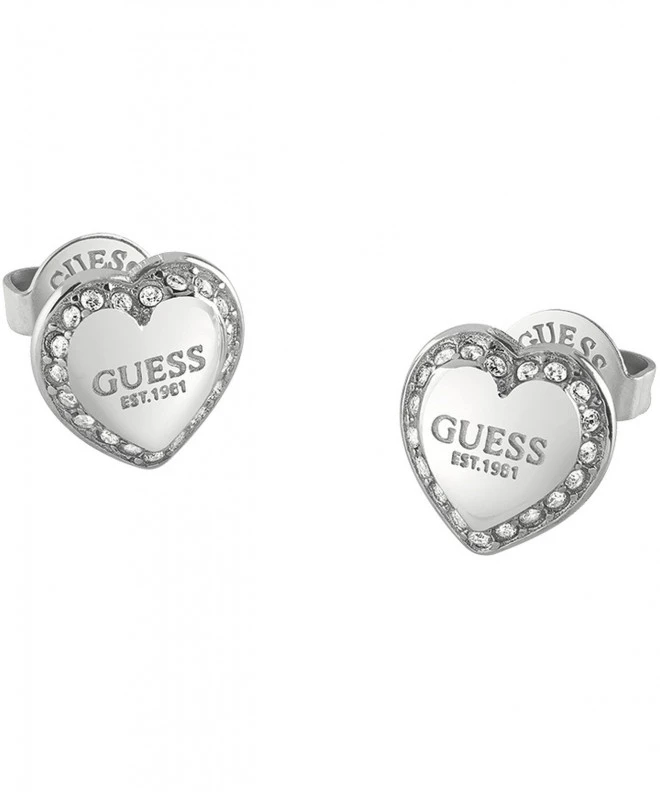 Guess Earrings Fine Heart JUBE01427JWRHT-U