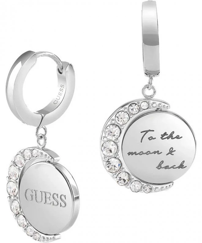 Guess Moon Phases earrings JUBE01192JWRHT/U